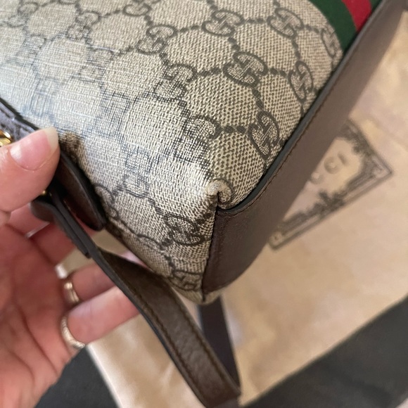Authentic Gucci shoulder bag/matching wallet - Picture 9 of 12